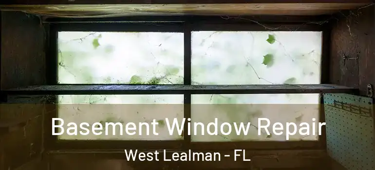  Basement Window Repair West Lealman - FL