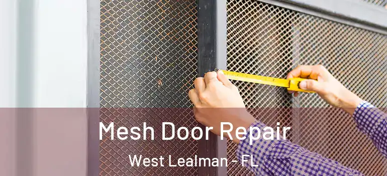  Mesh Door Repair West Lealman - FL
