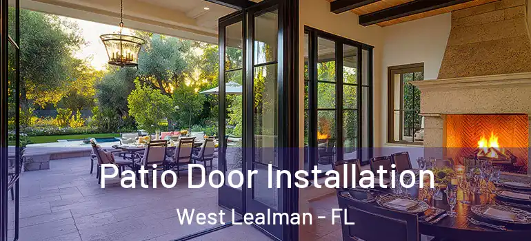  Patio Door Installation West Lealman - FL